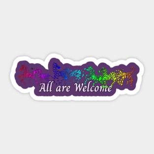 All are Welcome Sticker